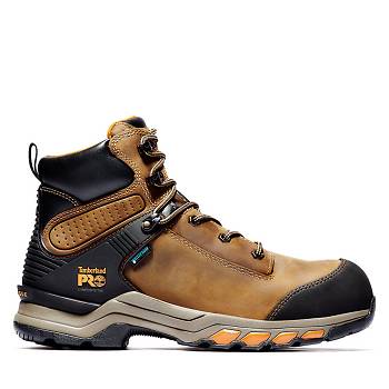 Timberland Férfi PRO Hypercharge 6" Comp Toe Munkavédelmi Bakancs Barna